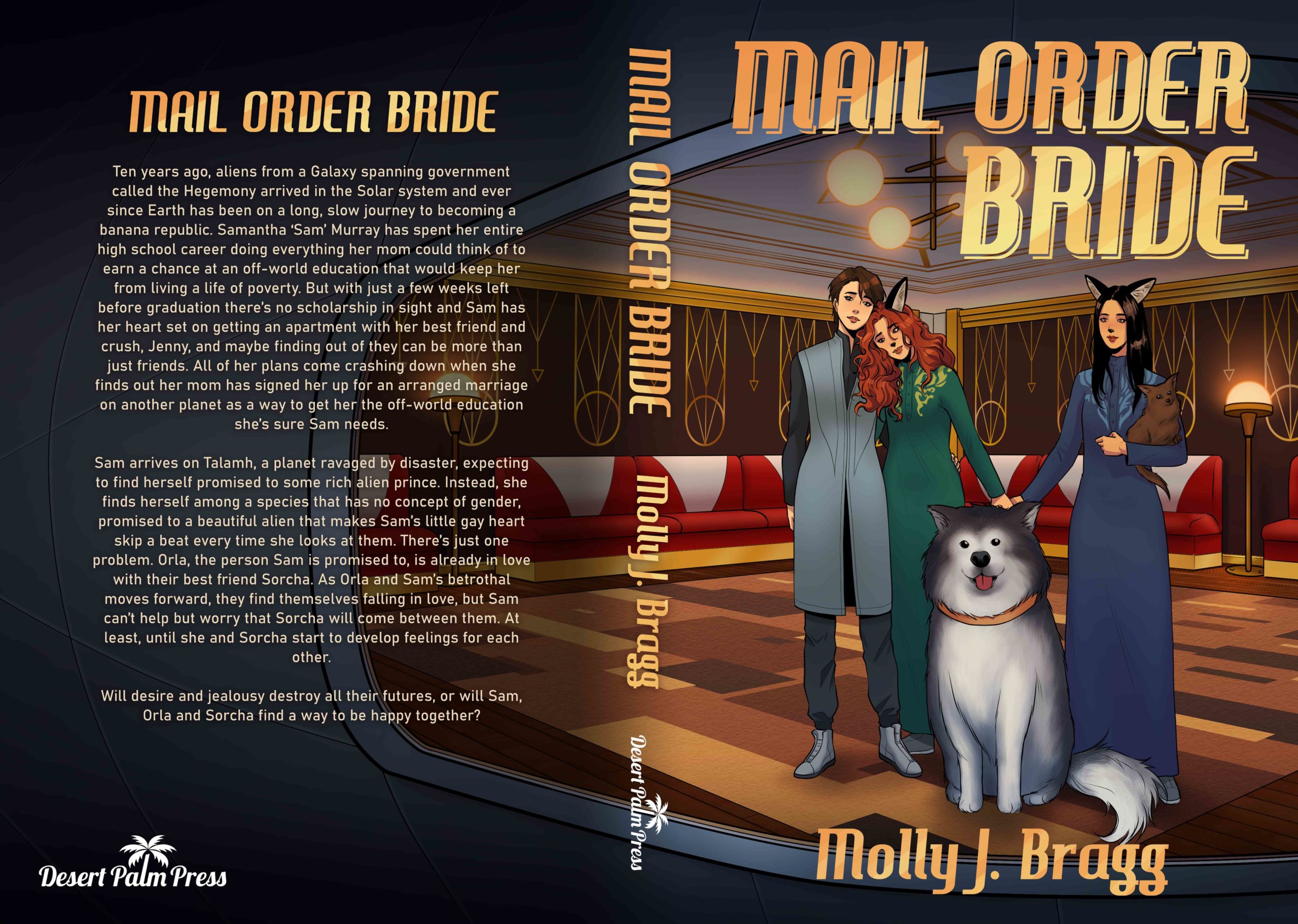 Paperback Cover for Mail Order Bride by Molly J. Bragg
