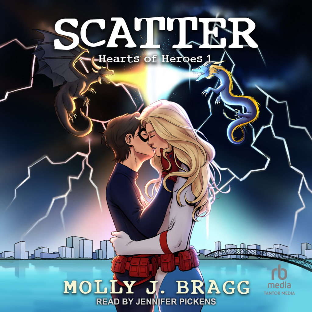 Cover Image for Scatter: The Hearts of Heroes 1 Audiobook by Molly J. Bragg, Narrated by by Jennifer Pickens.